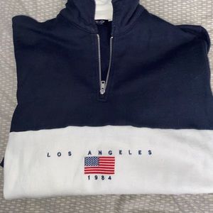 Pacsun quarter zip sweatshirt size medium